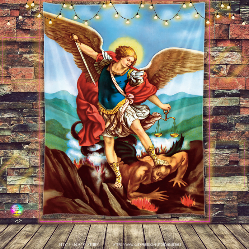 Jesus  Virgin Mary Tapestry Ho - Home Bathroom Supplies review and price